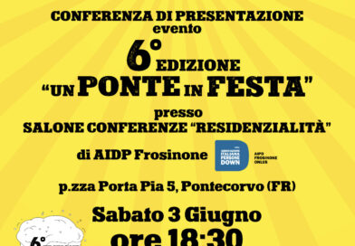 Pontecorvo- Un Ponte in Festa, domani la presentazione nella sede dell’Aipd