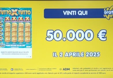 Pontecorvo, la dea bendata si ferma alla tabaccheria Rocca: vinti 50 mila euro