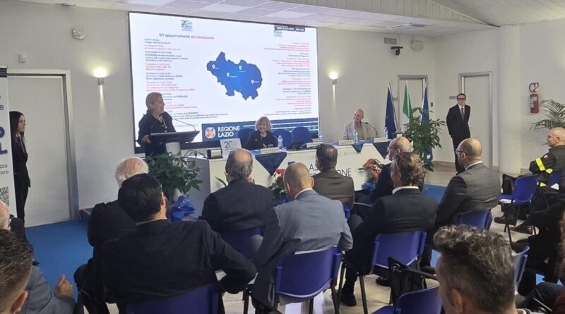 Sicurezza sul lavoro, a Frosinone parte l’edizione 2026: vent’anni di prevenzione